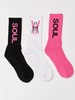 3-Pack Holiday Calf Socks