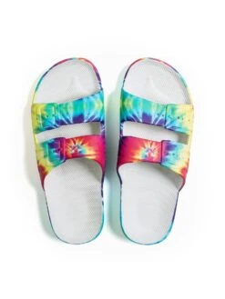 Freedom Moses Moses Two Band Slides Hendrix Tie-Dye