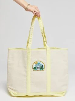 Banana Large Canvas & Nylon Tote