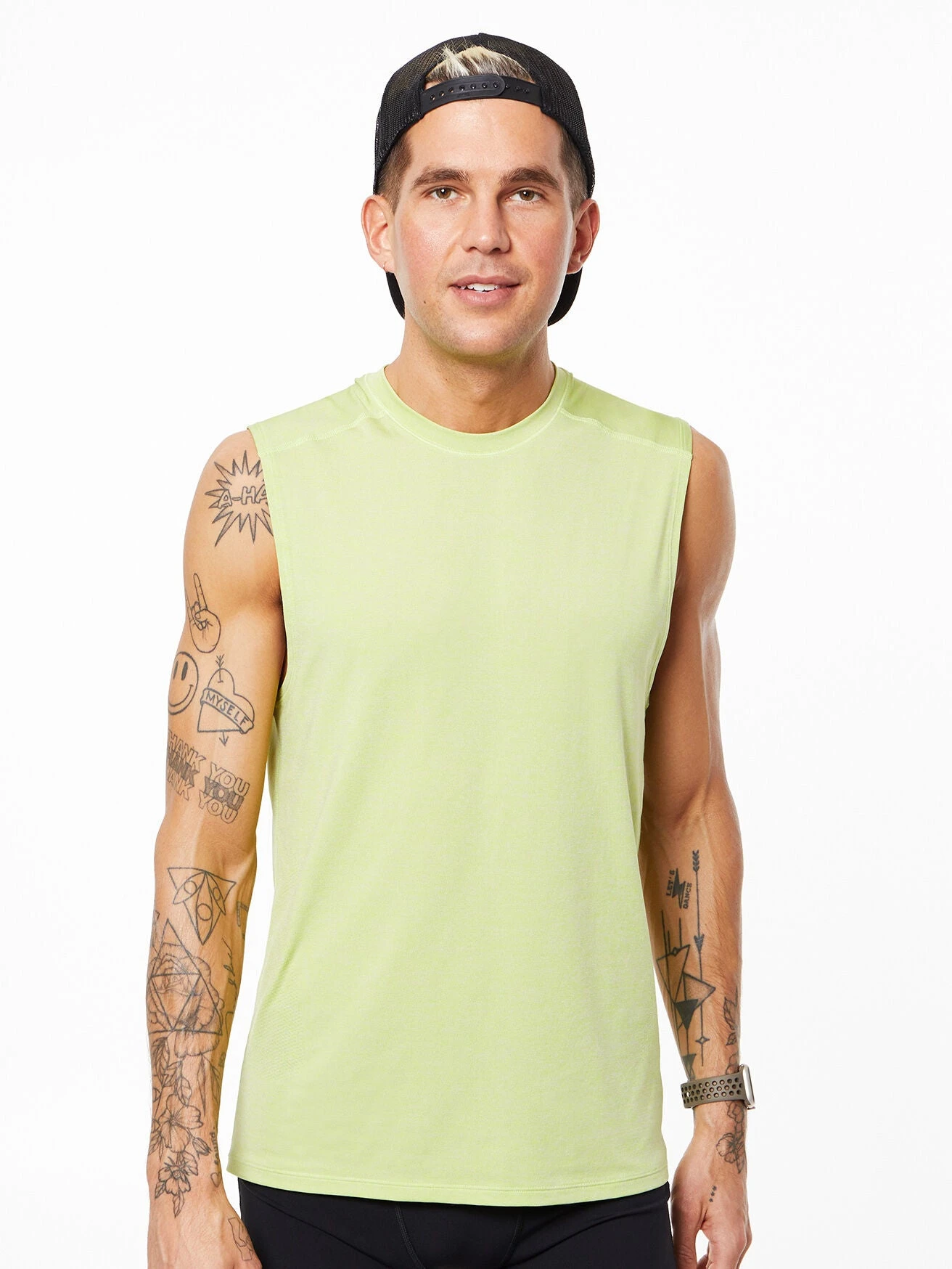 Breeze Seamless Tank Lime Green 3 Breeze Seamless Tank Lime Green