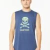 All Souls Muscle Tank Navy Hamptons