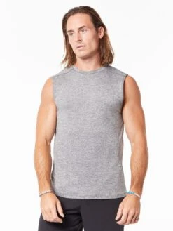 Breeze Seamless Tank Heather Grey