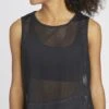Sheer Stripe Black Tank Top -Neka Clothing SW10180674.0001.1