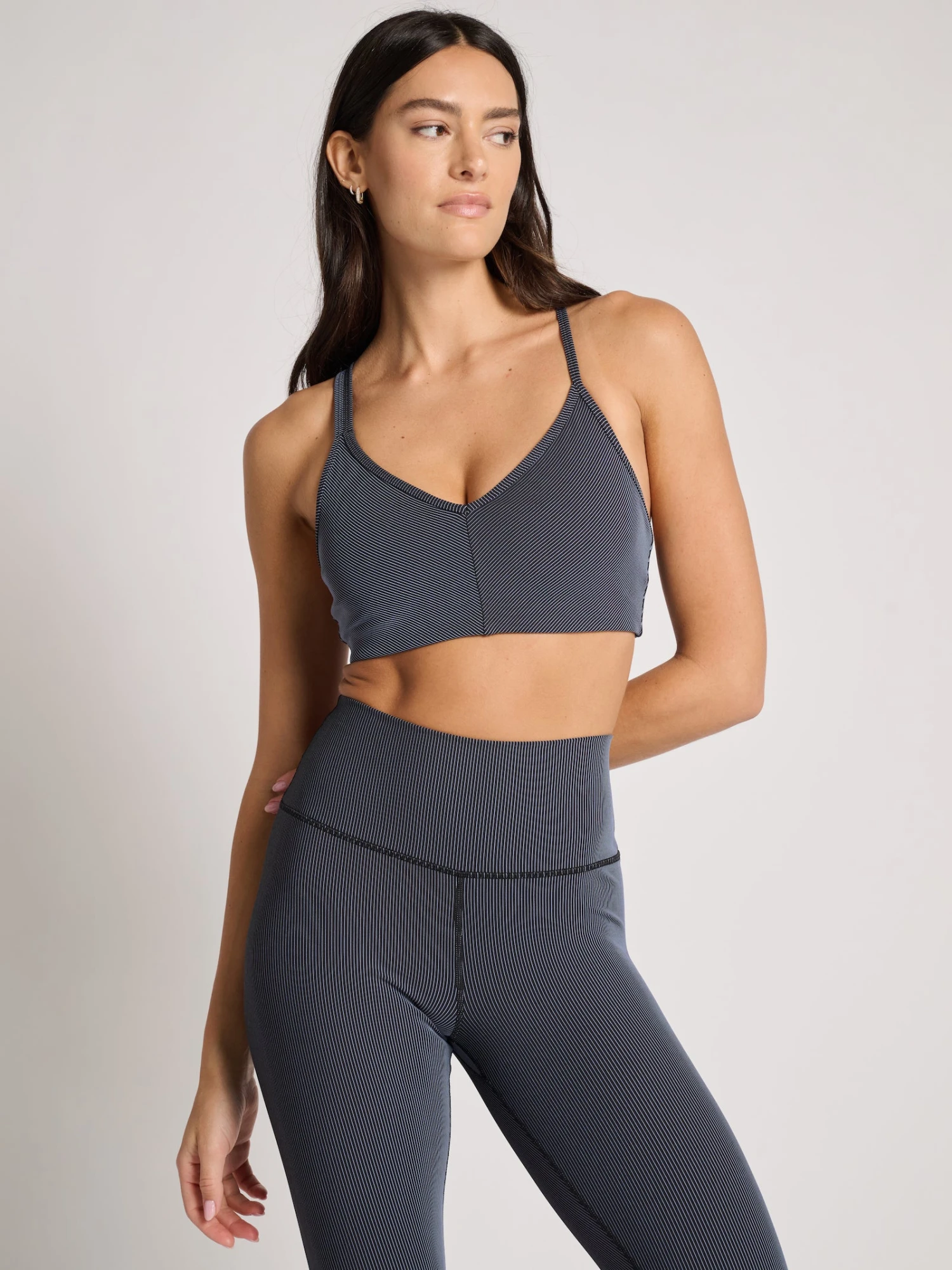 Spiritual Gangster Mercury 2-Tone Longline Bra 3 Spiritual Gangster Mercury 2-Tone Longline Bra