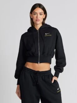 Nike Loose Crop Full Zip Hoodie