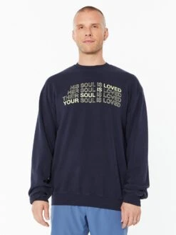 Derek Crew Sweatshirt Navy