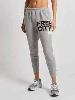 Large Heather 3/4 Sweats