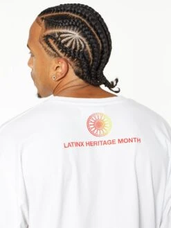 Latinx Heritage Month Brady Long Sleeve White -Neka Clothing SW45837571.9100.4