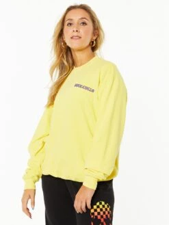 Derek Crew Sweatshirt Yellow