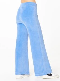 Velour Wide Leg Pant Cloudy Blue -Neka Clothing SW67399079.4150.3