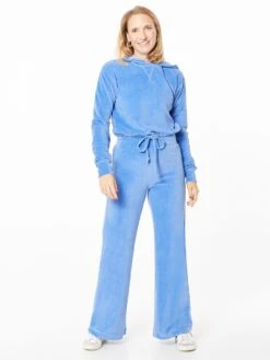 Velour Wide Leg Pant Cloudy Blue -Neka Clothing SW67399079.4150.4