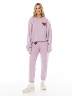 Rainbow Heart Stitch Sweatshirt -Neka Clothing SW72424895.4