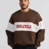 SoulCycle Brown Block Crew 1 SoulCycle Brown Block Crew -Neka Clothing SW74566628.1