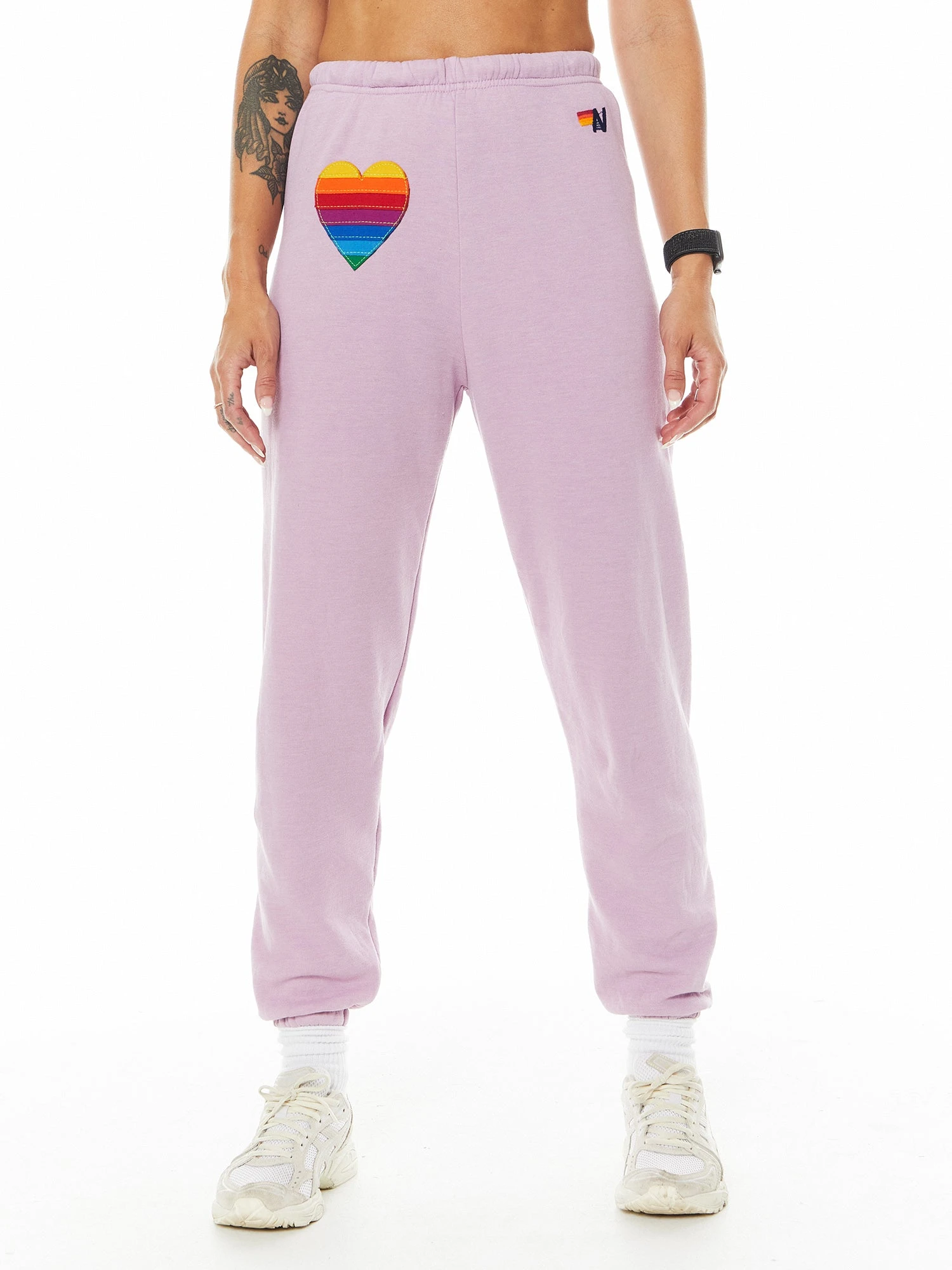 Rainbow Heart Stitch Sweatpant 3 Rainbow Heart Stitch Sweatpant