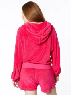 Ruby Terry 1/2 Zip Sweatshirt Pink -Neka Clothing SW79939350.6200.4