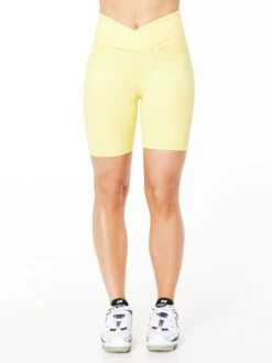 Ribbed V Waist Biker Short Solstice