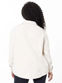 GOOD AMERICAN Fleece Shacket Bone -Neka Clothing SW88501320.9146.4