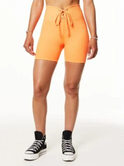 Ribbed Football Biker Short
